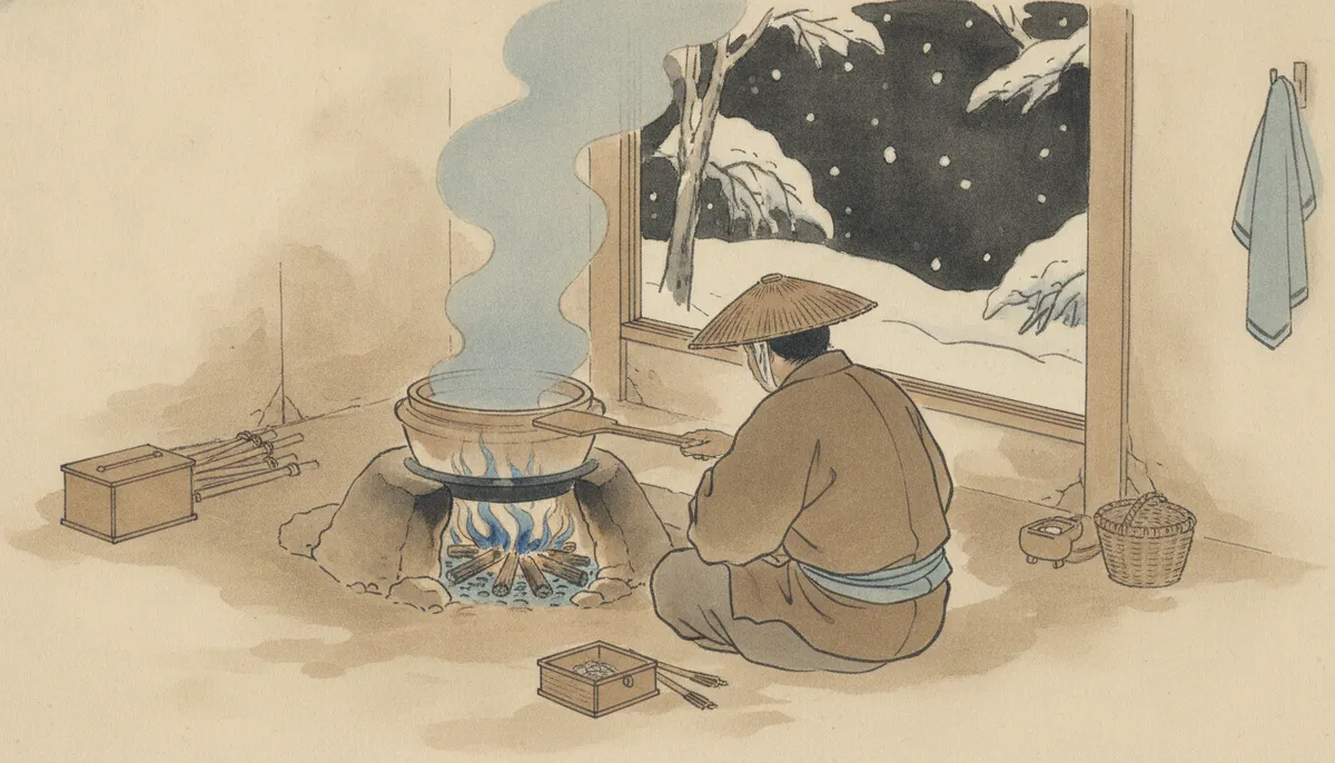 挿絵：煮るには、ひと晩かかる