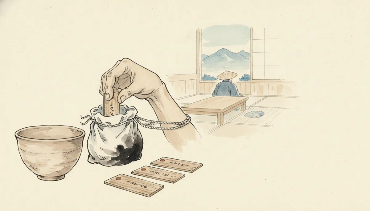 挿絵:その旅人が、椀を置いた
