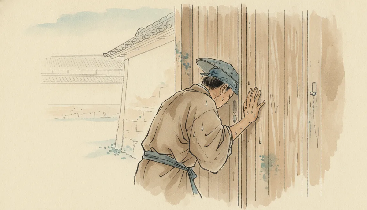 挿絵：われは、戸は開けなかった
