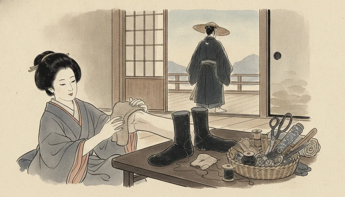 挿絵:その年の暮れ、参内の刻限が急に早まった日があった