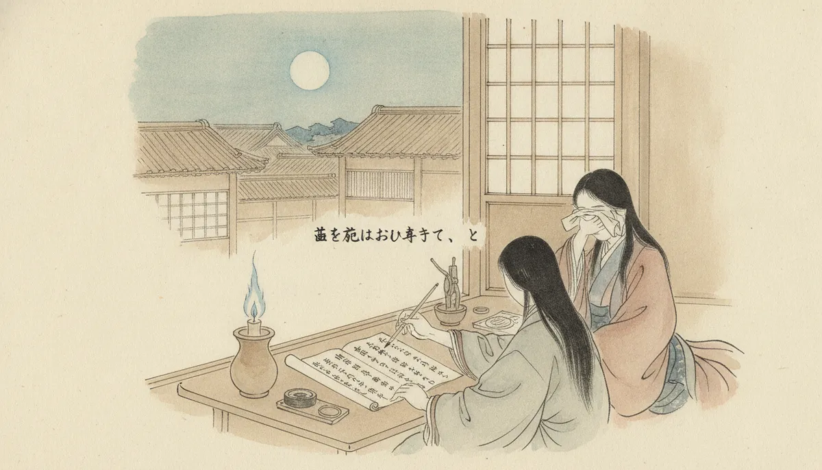 挿絵:おそらく、この稚い手で写した誰かだろう